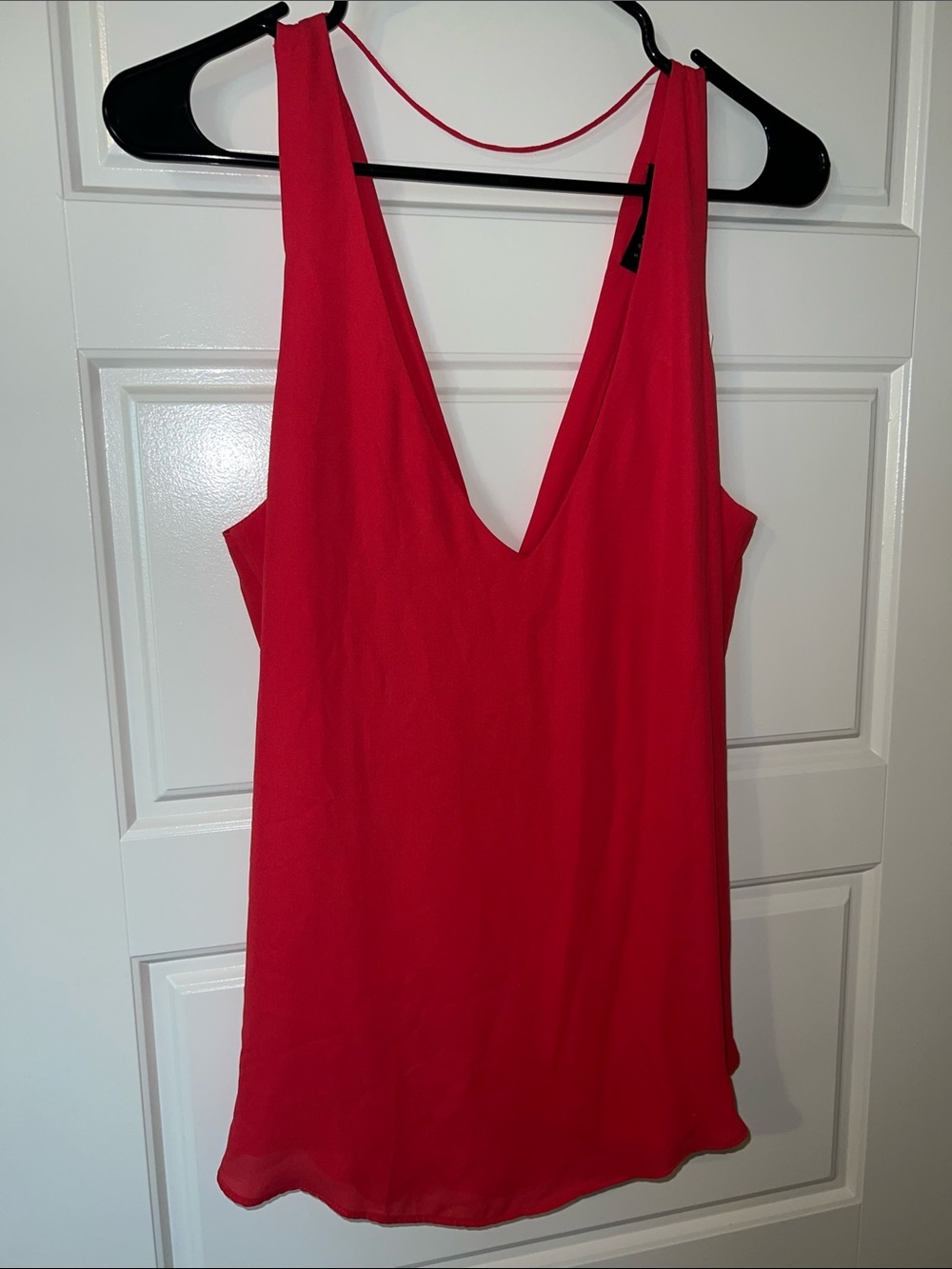Sanctuary Red V-Neck Sleeveless Camisole